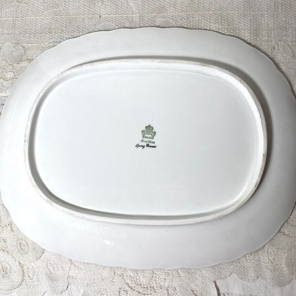 AYNSLEY, John “Spring Crocus” England Large Serving Platter - Rectangular, Gloss - Picture 5 of 6